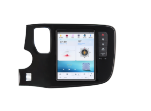 Магнитола Тесла Mitsubishi Outlander High Tesla-Style DSP на Android 2013-2020 фото
