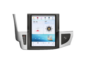 Магнитола Тесла Toyota Highlander Tesla-Style DSP на Android 2015-2017 фото
