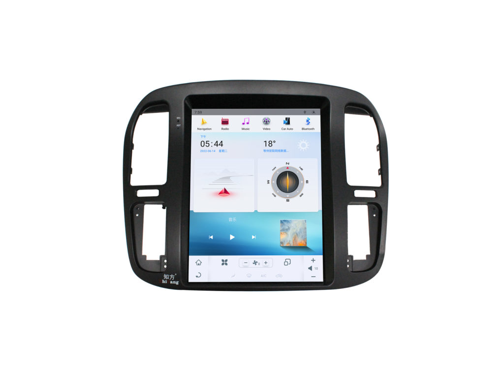 Магнитола Тесла Toyota Land Cruiser Low Tesla-Style DSP на Android 1998-2002#